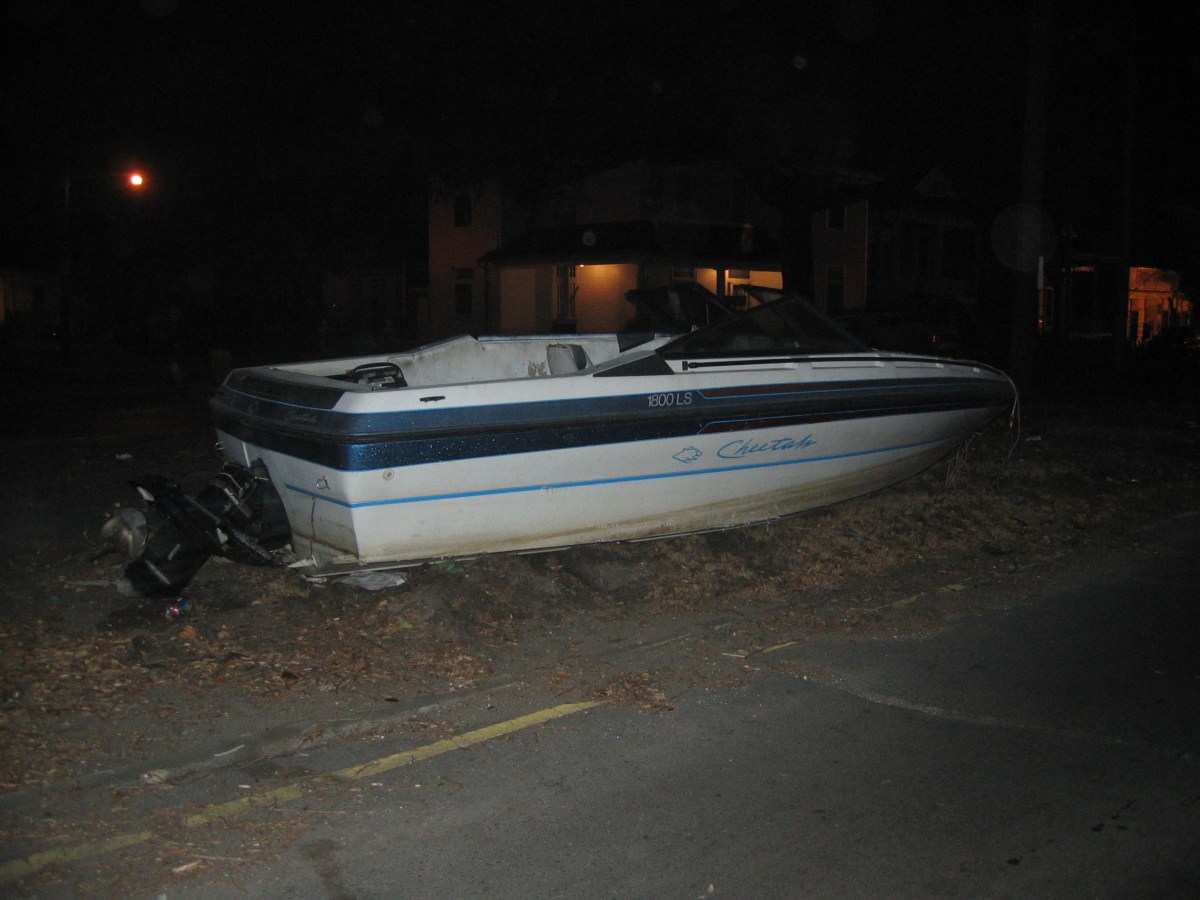 Marooned Boat